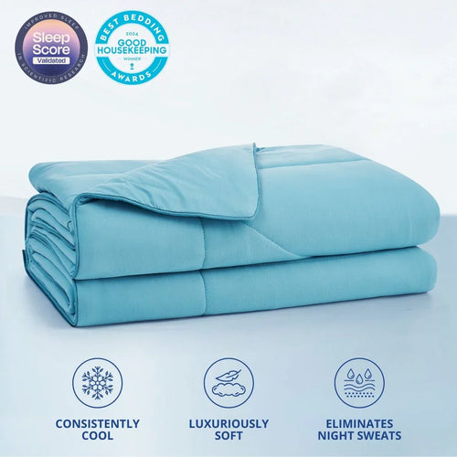 Cooling blanket blue