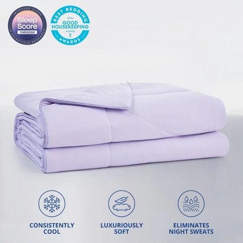 Cooling blanket lavendel